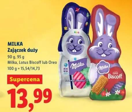 Zająca duży czekoladowy Oreo