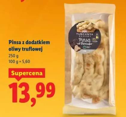 Pinsa z dodatkiem oliwy truflowej