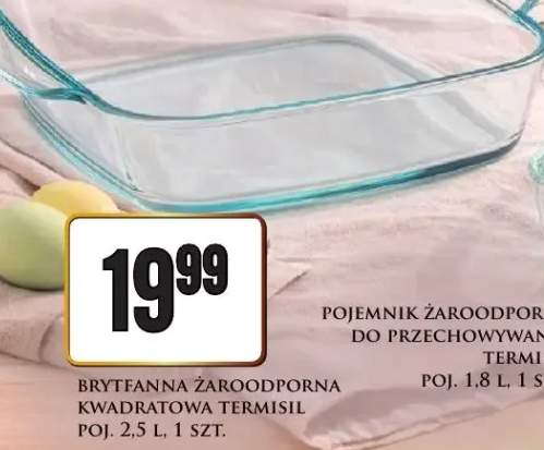 Brytfanna żaroodporna kwadratowa Termisil