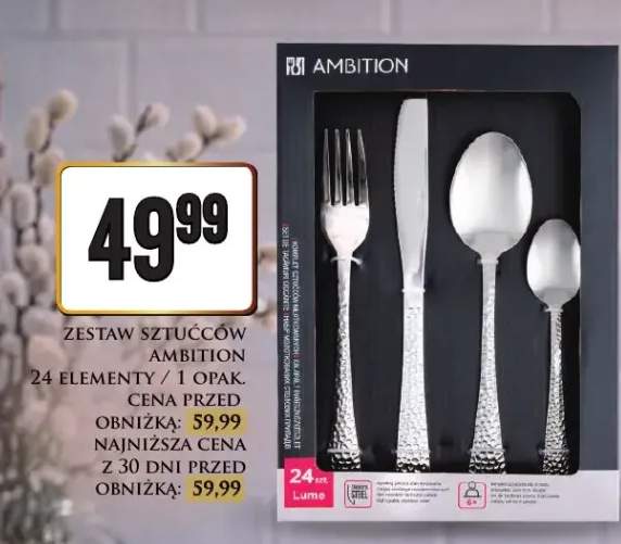 Zestaw sztućców 24 elementy