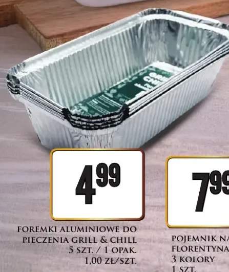 Foremki aluminiowe do pieczenia grill & chill