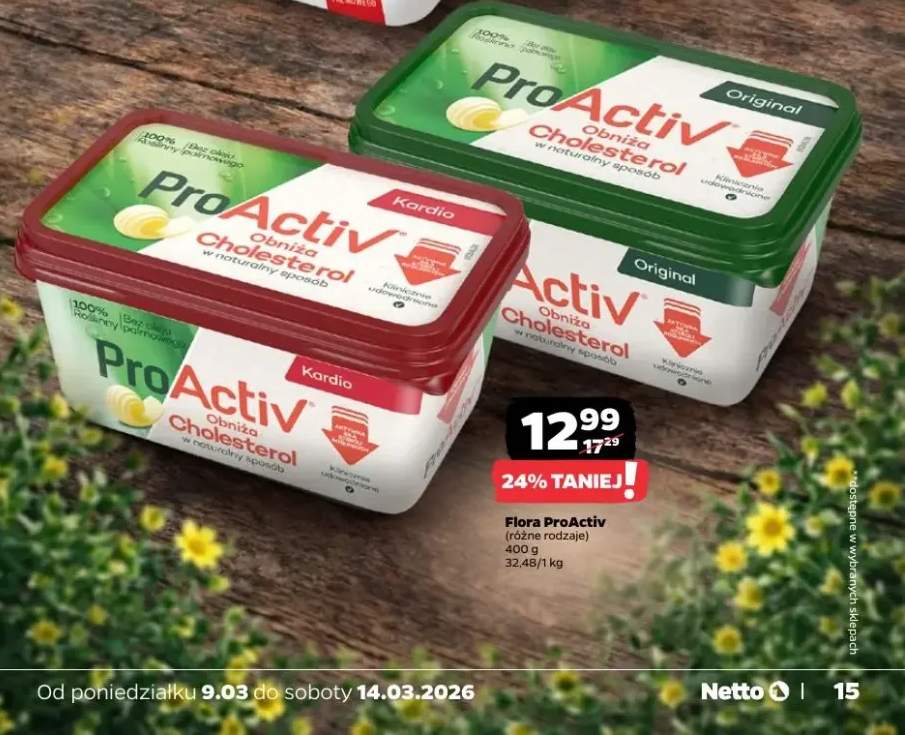 Margaryna ProActiv (różne rodzaje)