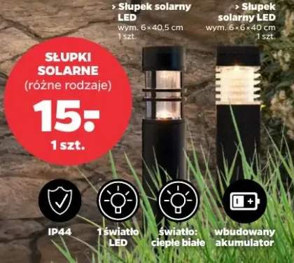 Słupek solarny LED