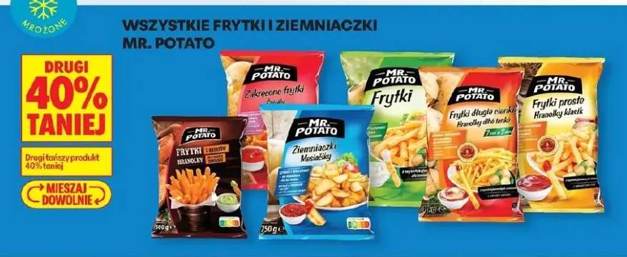 Frytki i ziemniaczki różne rodzaje