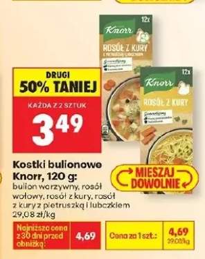 Kostki bulionowe warzywny, rosół wołowy, rosół z kury, rosół z kury z pietruszką i lubczkiem