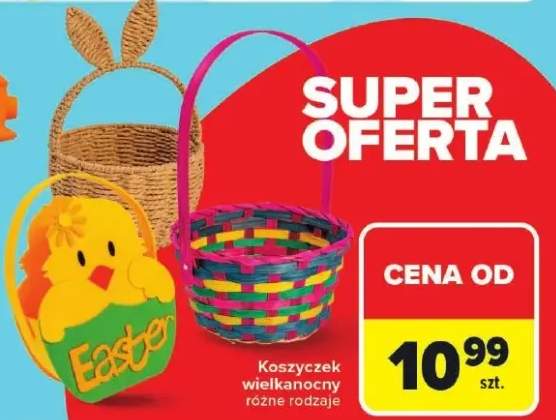 Koszyczek wielkanocny różne rodzaje