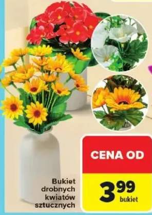 Bukiet drobnych kwiatów sztucznych