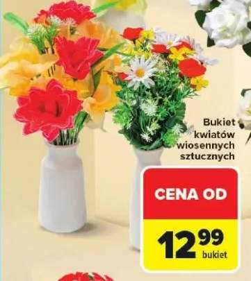 Bukiet kwiatów wiosennych sztucznych