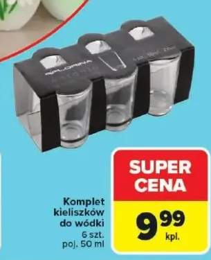 Komplet kieliszków do wódki 6 szt.