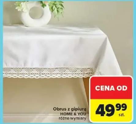 Obrus z gipiurą Home & You różne wymiary