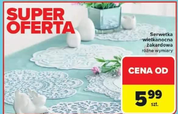 Serwetka wielkanocna żakardowa różne wymiary