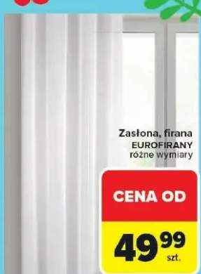 Zasłona, firana Eurofirany różne wymiary