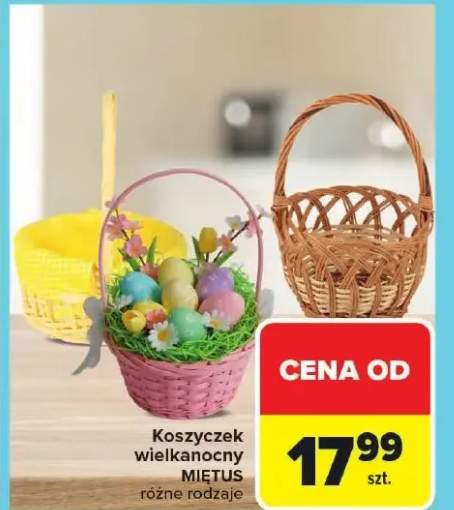 Koszyczek wielkanocny miętus