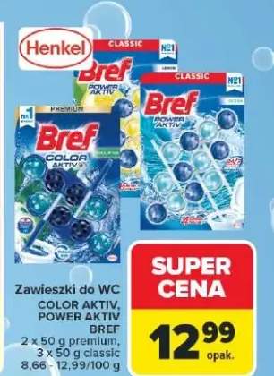 Zawieszki do WC Color Aktiv, Power Aktiv, Bref