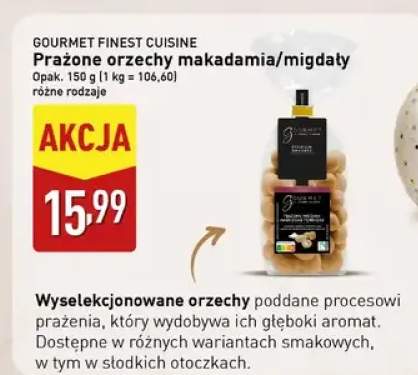 Prażone orzechy makadamia/migdały