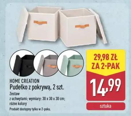 Pudełko z pokrywą, 2 szt.