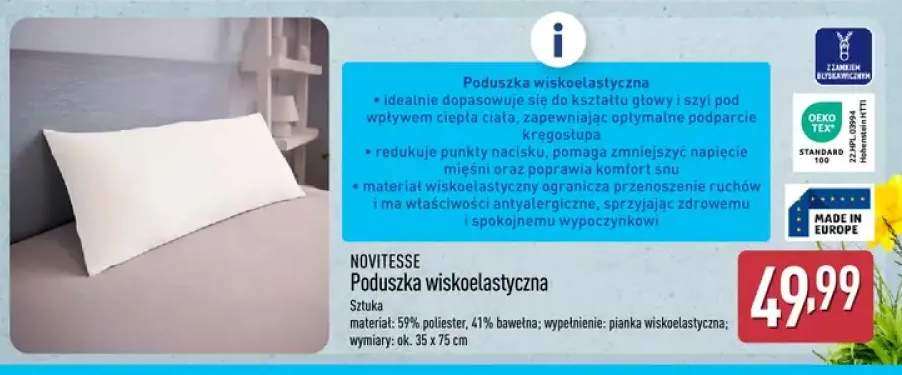 Poduszka wiskoelastyczna
