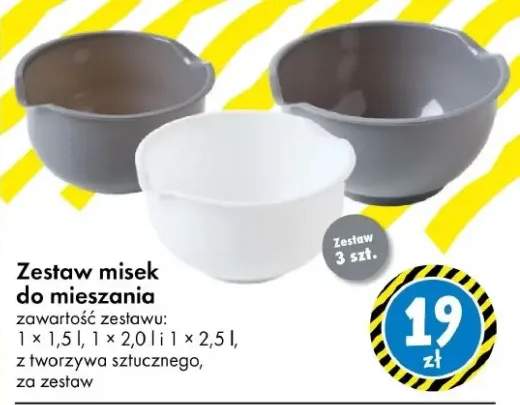 Zestaw misek do mieszania