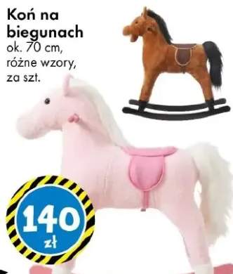Koń na biegunach ok. 70 cm, różne wzory