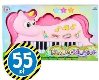 Keyboard w kształcie jednorożca ok. 45 x 4 x 25 cm, zasilanie na baterie (2 x AAA), brak baterii w zestawie