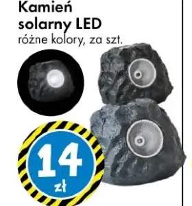 Kamień solarny LED różne kolory