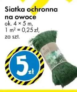 Siatka ochronna na owoce