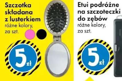 Szczotka składana z lusterkiem