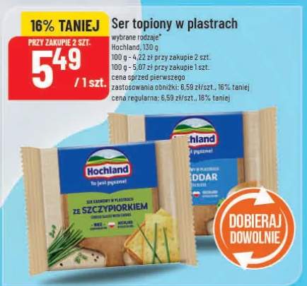 Ser topiony w plastrach