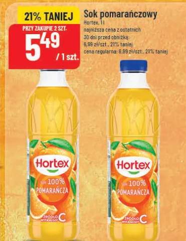 Sok pomarańczowy Hortex
