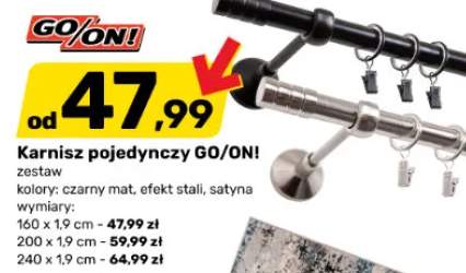 Karnisz pojedynczy GO/ON! zestaw