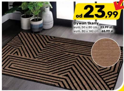 Dywan tkany wym. 50 x 80 cm