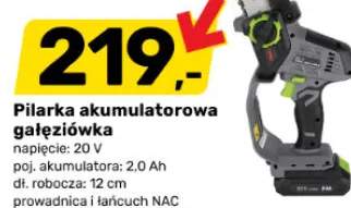 Pilarka akumulatorowa gałęziówka