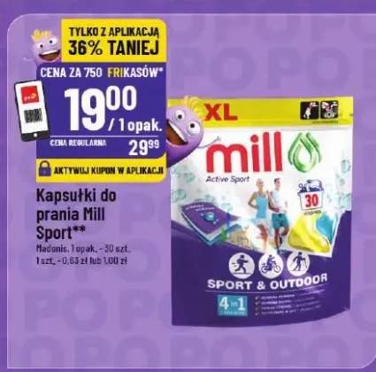 Kapsułki do prania Sport