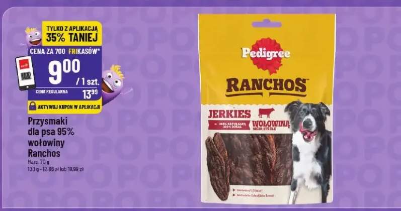 Przysmaki dla psa 95% wołowiny