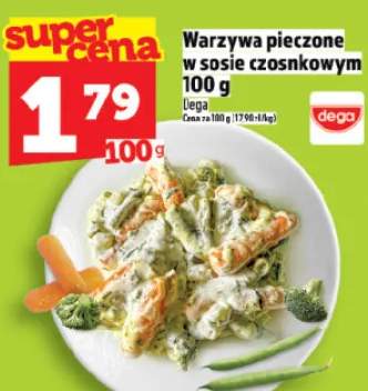 Warzywa pieczone w sosie czosnkowym