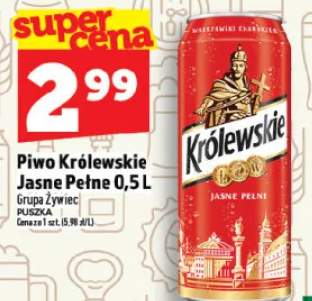 Piwo Królewskie Jasne Pełne