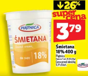 Śmietana 18%
