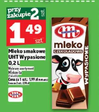 Mleko smakowe UHT Wypaśione