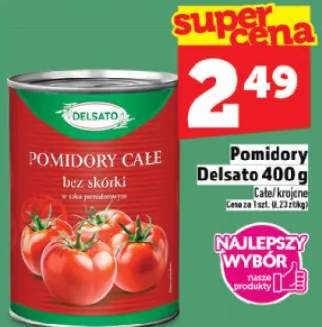 Pomidory całe bez skórki