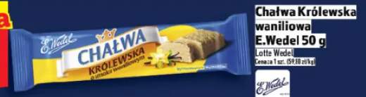 Chałwa królewska waniliowa e.wedel 50g