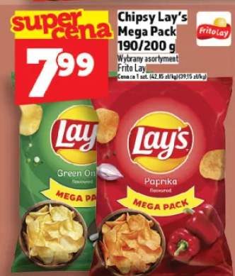 Chipsy lay's mega pack 190/200g