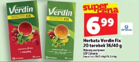 Herbata Verdin Fix owocowa