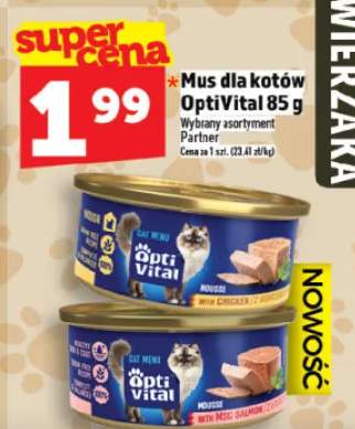 Mus dla kotów OptiVital