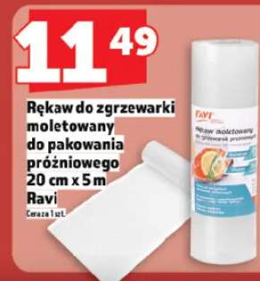 Rękaw do zgrzewarki moletowany do pakowania próżniowego Ravi