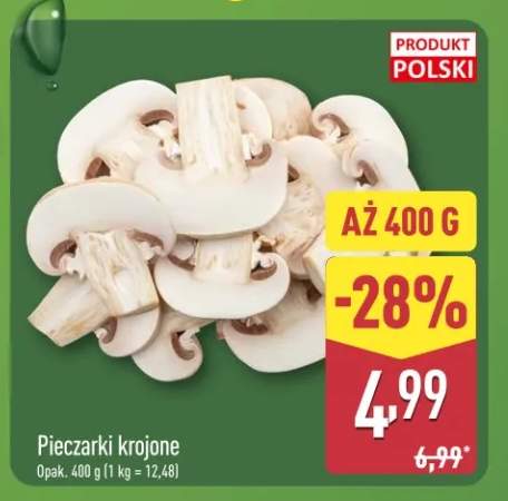 Pieczarki krojone