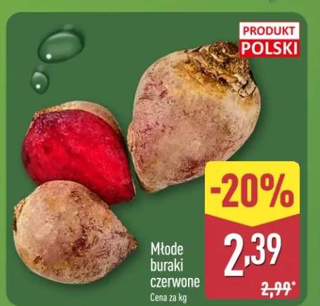 Buraki młode czerwone