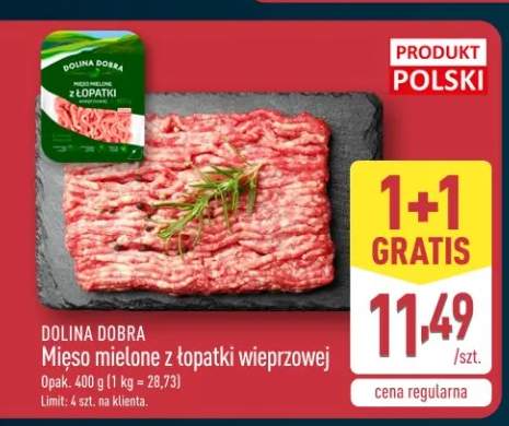 Mięso mielone z łopatki wieprzowej