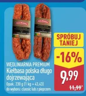 Kiełbasa polska długo dojrzewająca