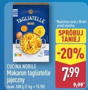 Makaron tagliatelle jajeczny