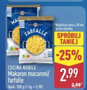 Makaron macaroni/farfalle